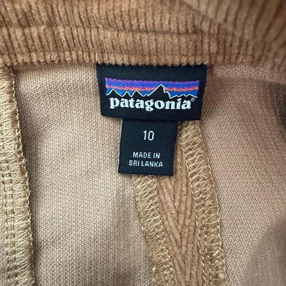 Patagonia Overalls Womens 10 Stand Up Corduroy Coriander Brown Cropped 56645 NEW